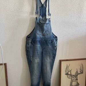 Lee Light Blue Denim Overalls